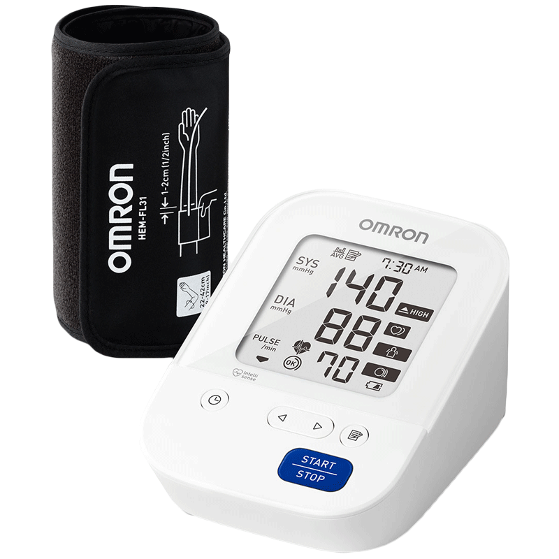 Omron Fully Automatic Digital Blood Pressure Monitor (Enhanced Intellisense Technology, HEM-7156-AP, White)_1