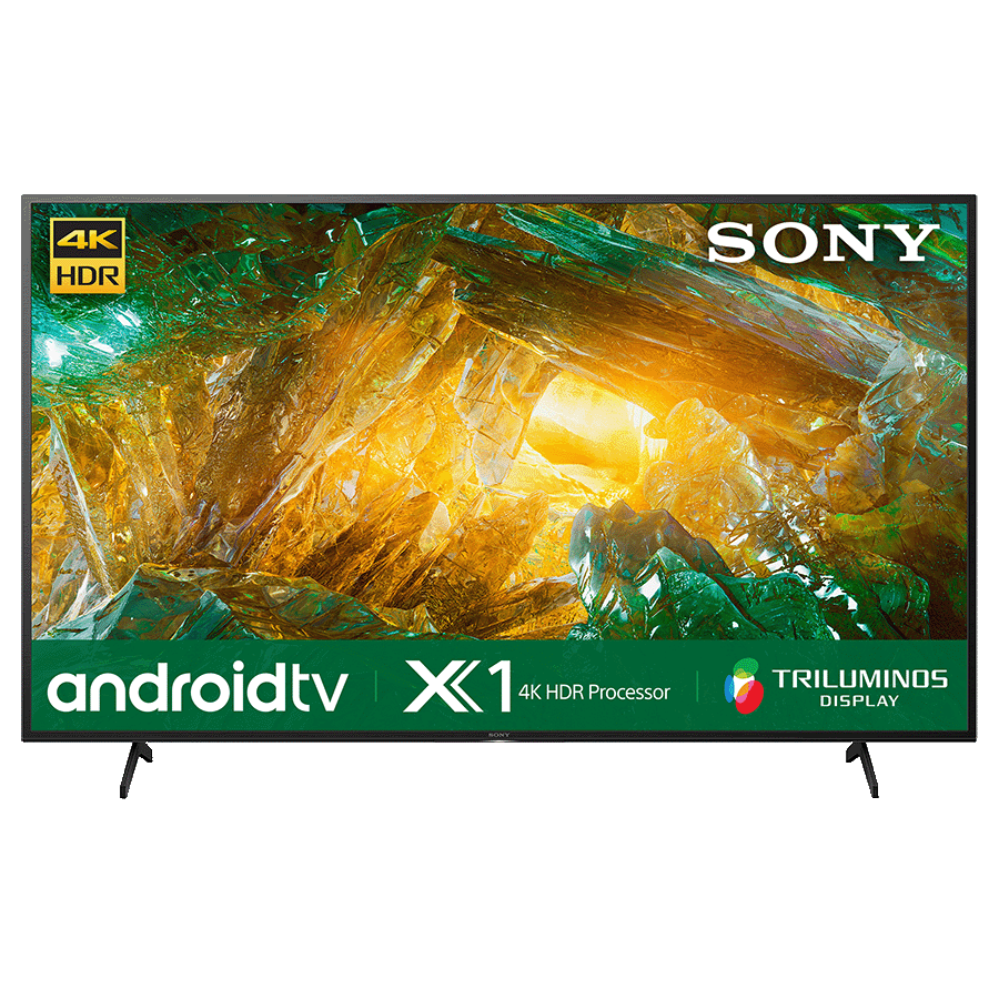 

Sony X80H 139cm (55 inch) 4K UHD LED Android Smart TV (KD-55X8000H, Black), No color