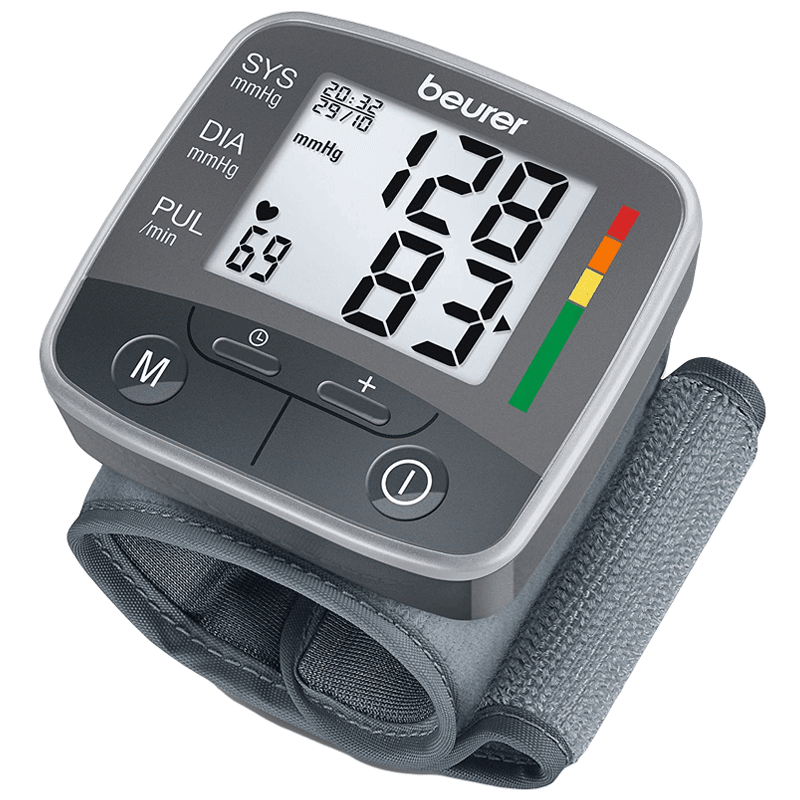 Beurer BC 32 Wrist Blood Pressure Monitor (Automatic Blood Pressure and Pulse Measurement, Black)_1