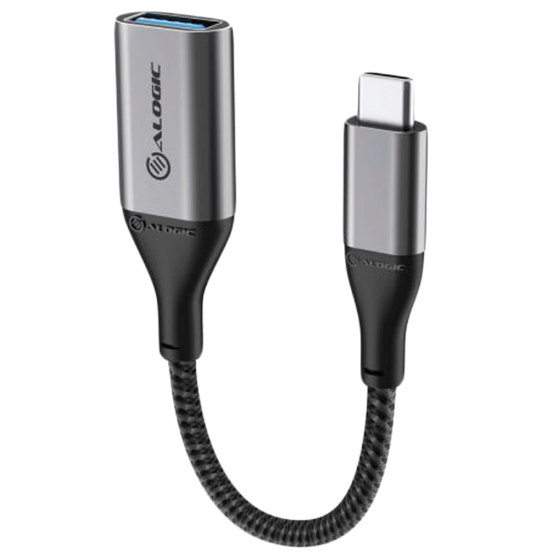 Buy Alogic Super Ultra 15 cm USB 3.1 Type-C to USB-A Adapter (Rugged  Construction, ULCAA-SGR, Space Grey) Online - Croma