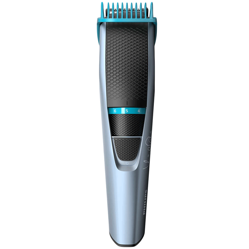 Philips Beardtrimmer Series 3000 Stainless Steel Blades Cordless Beard Trimmer (60 Min Run Time/10h Charge, 10 Length Settings, BT3102/15, Black/Grey)_1