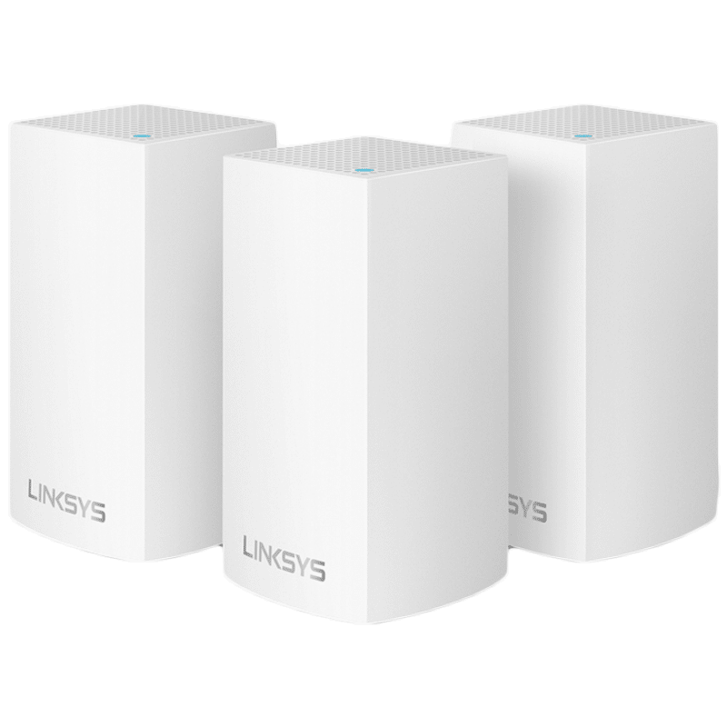 

Linksys Velop Intelligent Mesh Wi-Fi Router (AC3900, White), No color