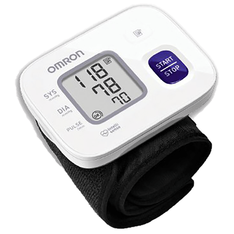 Omron Fully Automatic Digital Wrist Blood Pressure Monitor (Intellisense Technology, HEM-6161, White)_3