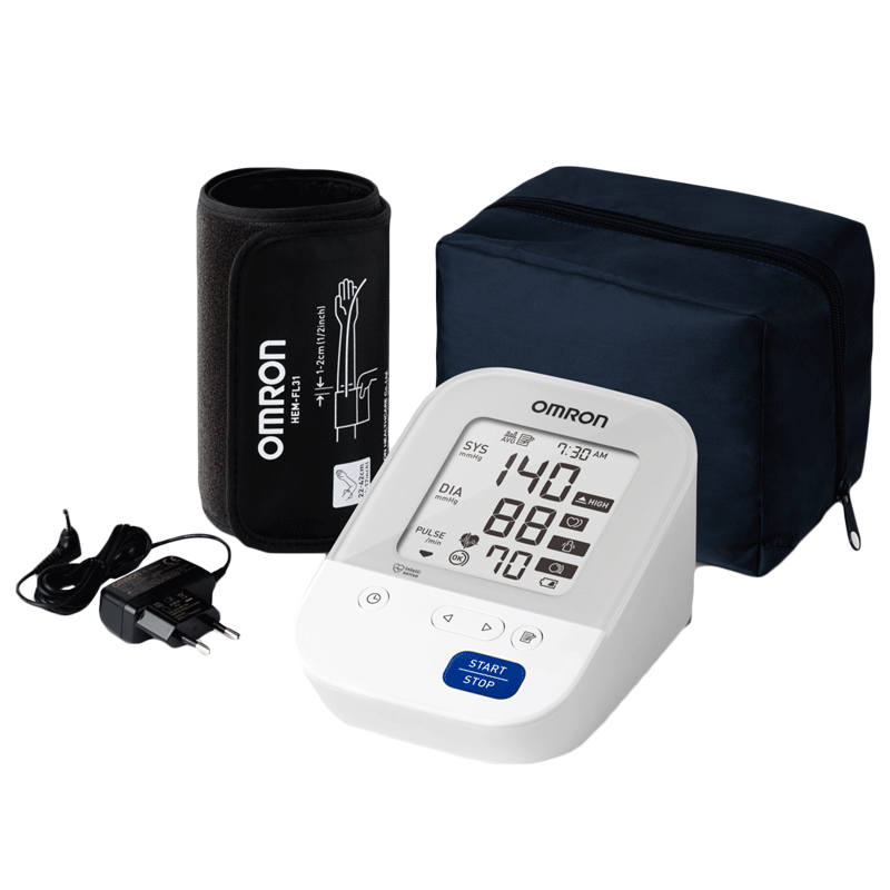 

Omron Fully Automatic Digital Blood Pressure Monitor (Enhanced Intellisense Technology, HEM-7156-AAP, White), No color
