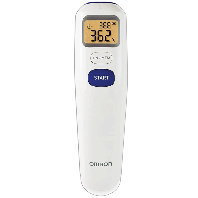 Omron Forehead Thermometer (Automatic Power Off, MC 720, White)_1