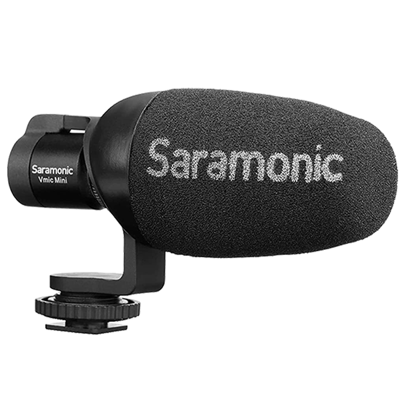 Saramonic Vmic Mini Camera Mountable Shotgun Microphone System For DSLR, Mirrorless & Video Cameras (Integrated Robust Shockmount, Black)_1