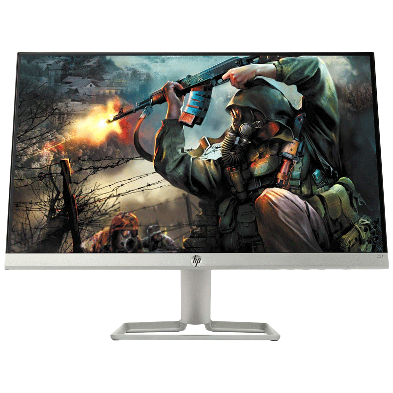 Buy HP 22f 54.61cm (21.5 Inches) Full HD Gaming Monitor (60 Hz, 3AJ92AA,  Silver) Online - Croma