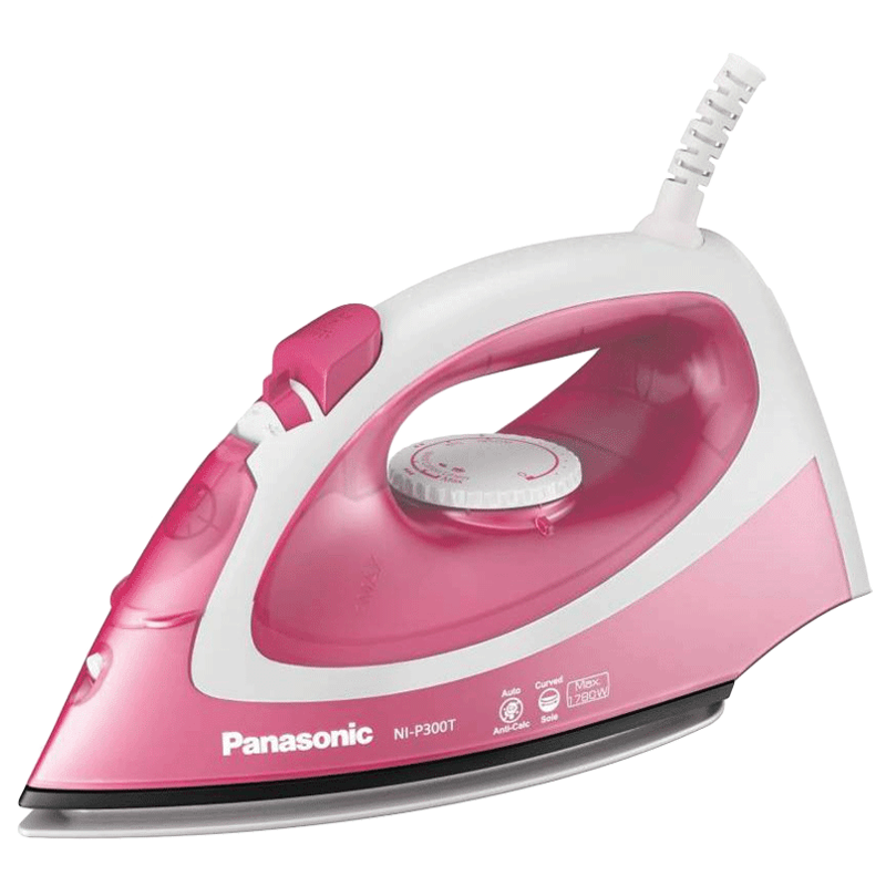 panasonic - panasonic 1780 Watt Steam Iron (NI-P300TRSM, Pink)