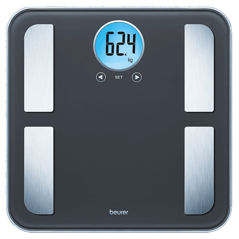 Beurer Diagnostic Bathroom Digital Weight Scale (Battery Powered, Quick Start Technology, BF195, Black)_1
