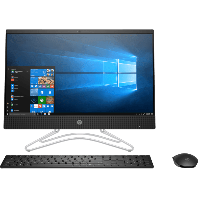 HP 22-c0054in Pentium Gold G5420T Windows 10 Home All-In-One Desktop (4 GB RAM, 1 TB HDD, Integrated Intel UHD 620 Graphics, MS Office, 54.61cm, Jet Black)_1