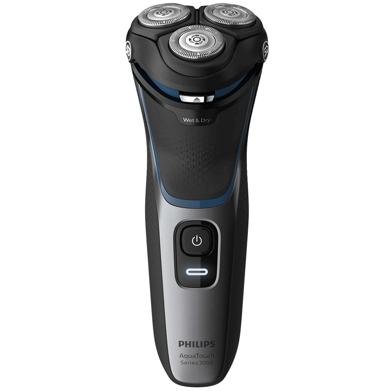 Philips AquaTouch Shaver 3100 Self-sharpening Blades Cordless Wet & Dry Shaver (Pop-up trimmer, 40 Min Run Time/10h Charge, S3122/55, Black)_1