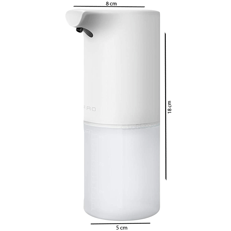 

Lyfro Battery Powered Smart Foaming Soap Dispenser (Infrared Sensor, Veso, White), No color