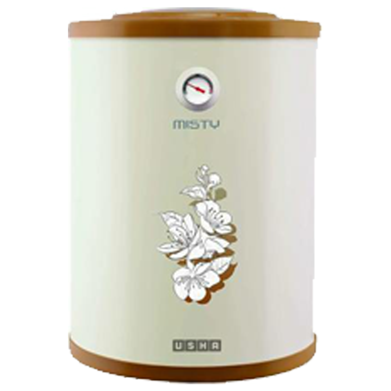 usha - usha 10 Litres Storage Water Geyser (2000 Watts, Misty, Ivory Cherry Blossom)