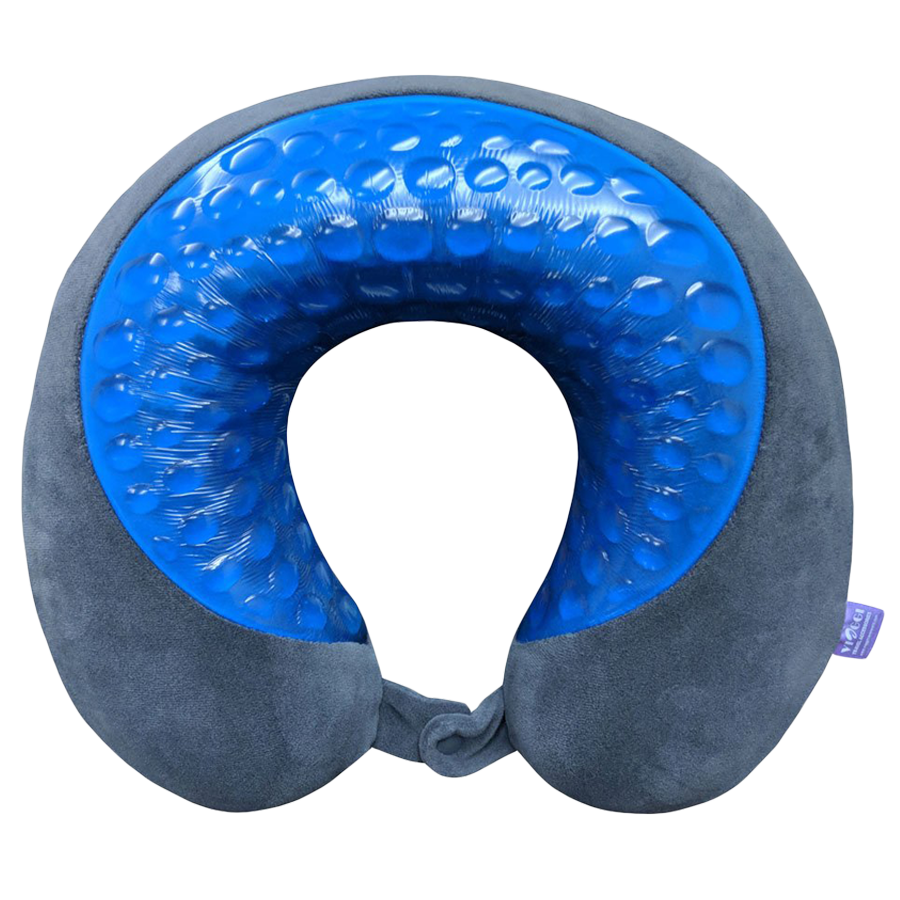 

Viaggi VIIAGIIE0088 Gel Foam Neck Pillow (Grey), No color