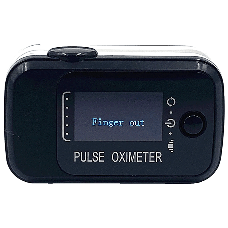 iGear Health Series Pulse Oximeter (SpO2, PR BPM and PI% Display, iG-PO1, Black/White)_1