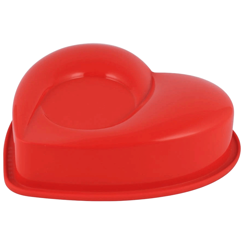 Wonderchef Pavoni Heart Shaped Cake Mould (Non-Toxic, 63152920, Red)_3