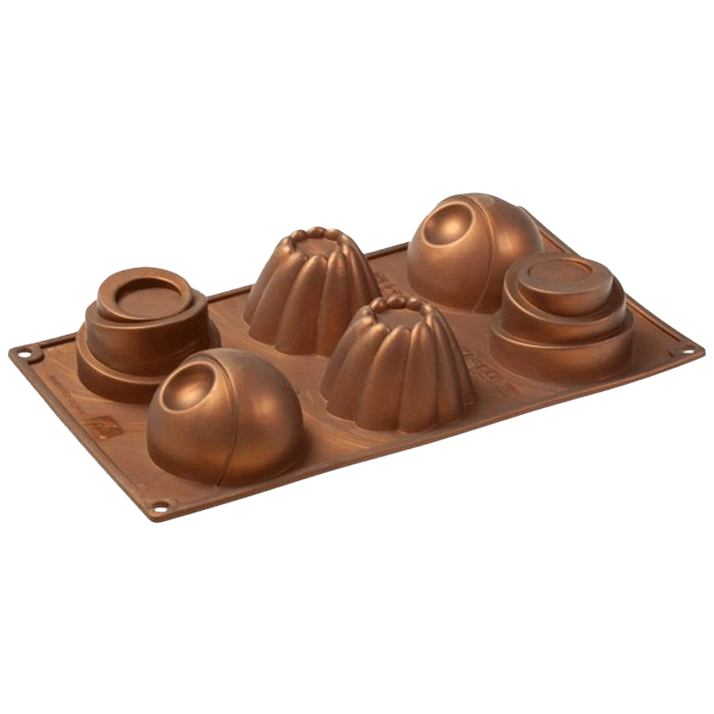Wonderchef Pavoni Home Edition Mould for Microwave, Refrigerator (Good Elasticity, 63152911, Brown)_1