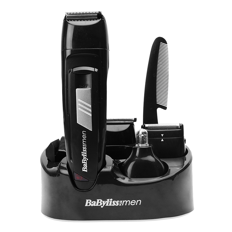 BaByliss - Babyliss Stainless Steel Blades Cordless Operation Multi-Purpose Trimmer (E824E, Black)