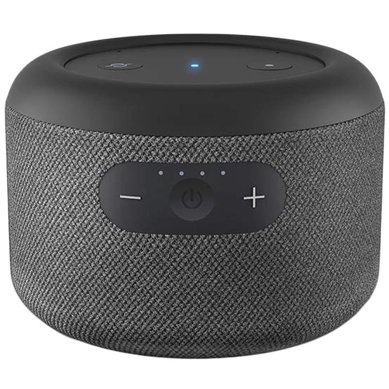 Amazon Echo Input 1.5 Watt Alexa Supported Portable Smart Speaker (Built-in Battery, B07YP9WYFN, Black)_1