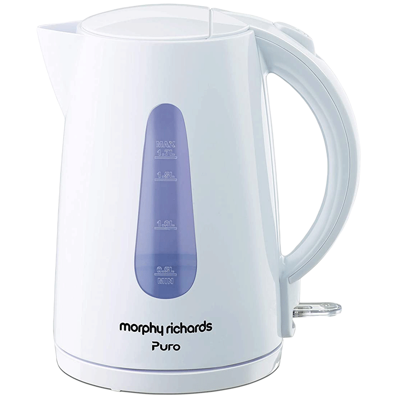 Morphy Richards Puro 1.7 Litres 2000 Watts Electric Kettle (Detachable Base, Dry Boil Protection, 590019, White)_1