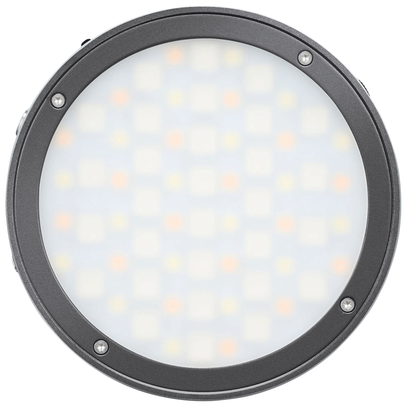 Godox Round RGB Mini Creative Light for All Camera (Built-in Lithium Battery, R1, Black)_1