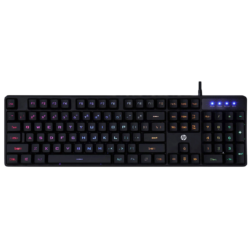 

HP K300 Wired Gaming Keyboard (4QM95AA, Black), No color