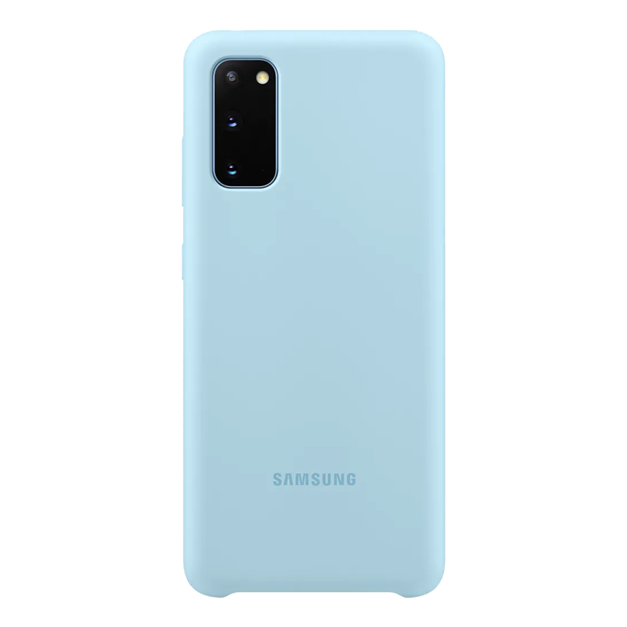 

Samsung Galaxy S20 Silicone Back Case Cover (EF-PG980TLEGIN, Blue), No color