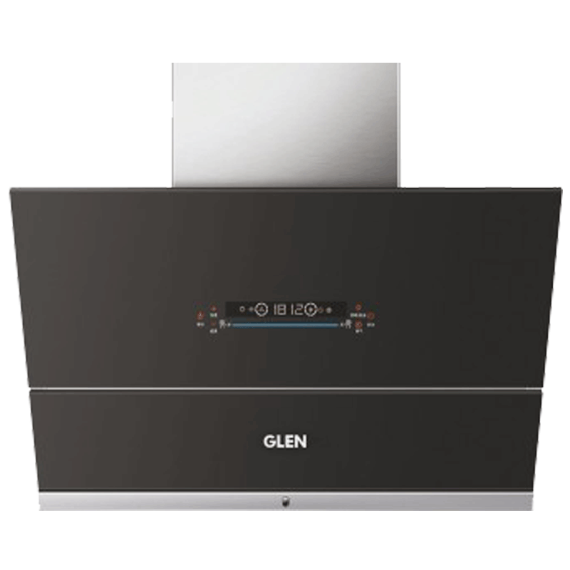 Glen 1400 m³/hr 60cm Wall Mount Chimney (Motion Sensor, CH-6074AC60, Black)_1