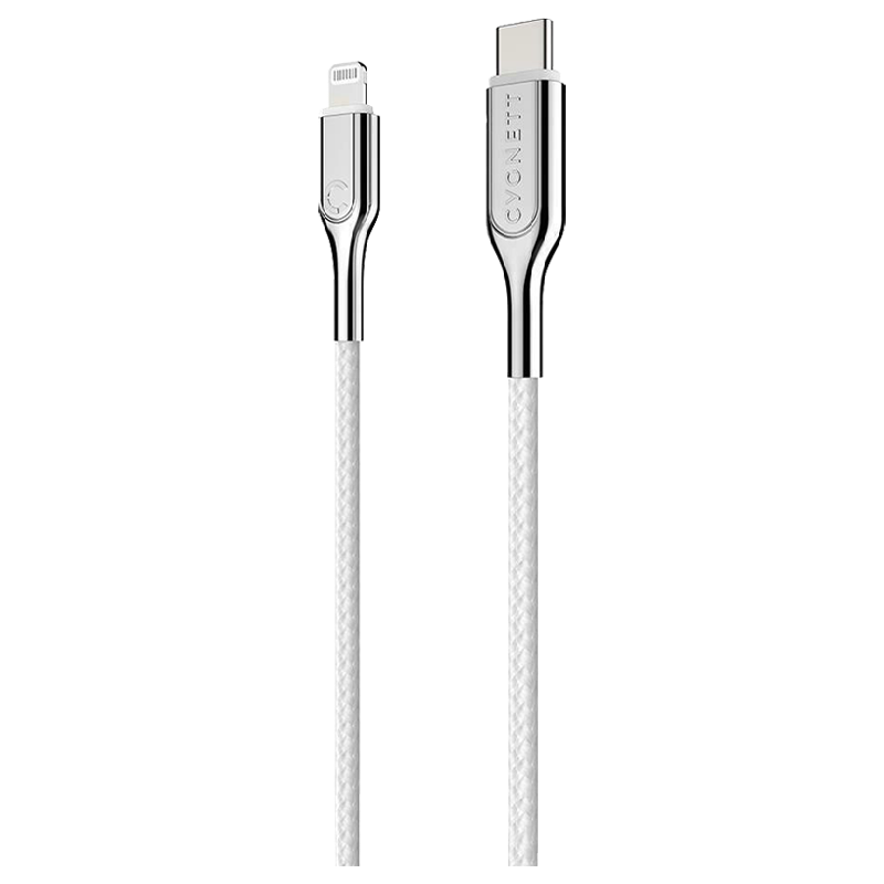 Cygnett Armoured Lightning to USB-C 100 cm (1 m) Charging Cable (CY2800PCCCL, White)_1