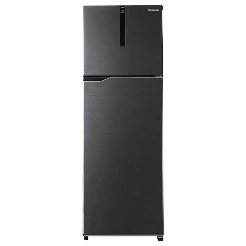 

Panasonic 336 Litres 3 Star Frost Free Inverter Double Door Refrigerator (ECONAVI: Smart Cooling Technology, NR-BG343PBK3, Black), No color