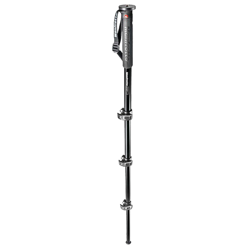 Manfrotto XPRO Over Adjustable 180 cm Aluminum Monopod For Digital Cameras (Up to 8Kg, 4 Leg Section, MMXPROA4, Black)_1