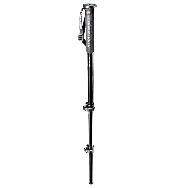 

Manfrotto XPRO Adjustable 160 cm Aluminum Monopod For Point & Shoot Cameras (Up to 10Kg, 3 Leg Section, MPMXPROA3, Black), No color
