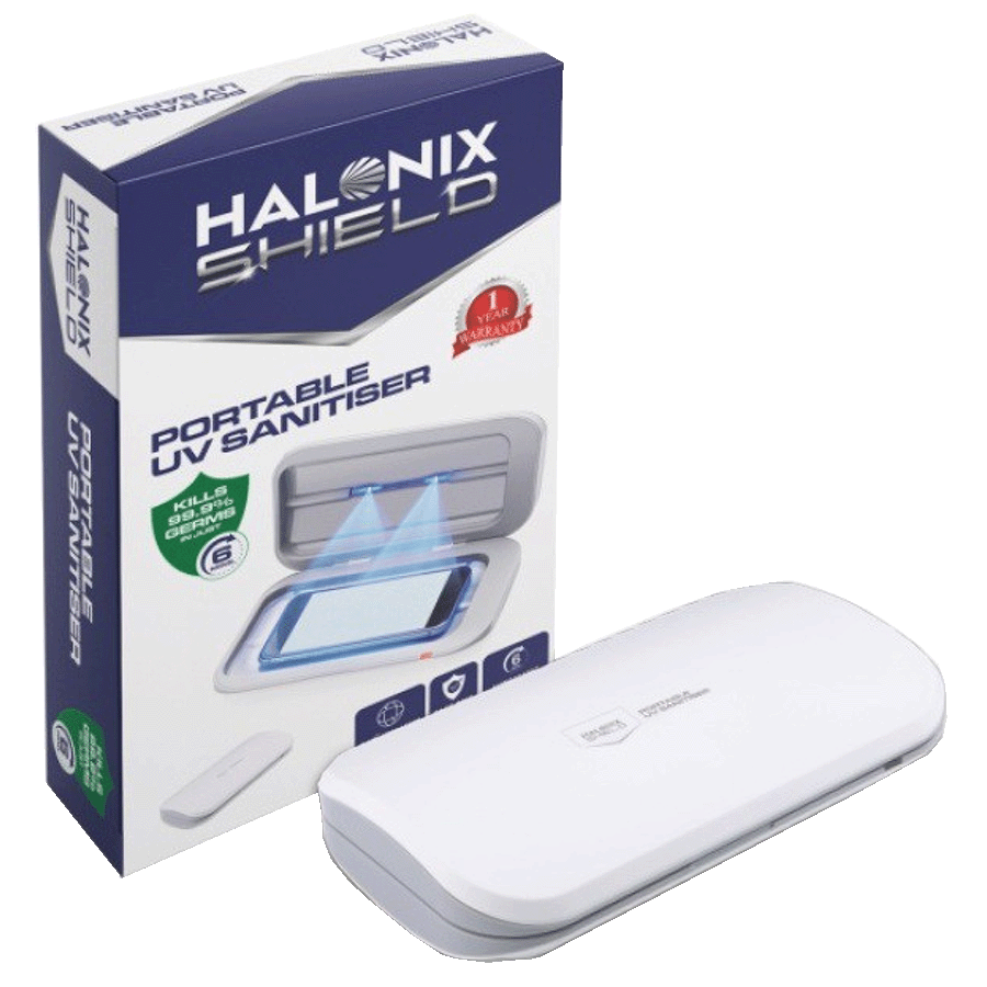 Halonix 360 Degree All Round Sterilization UV Sanitizer (Mobitizer, White)