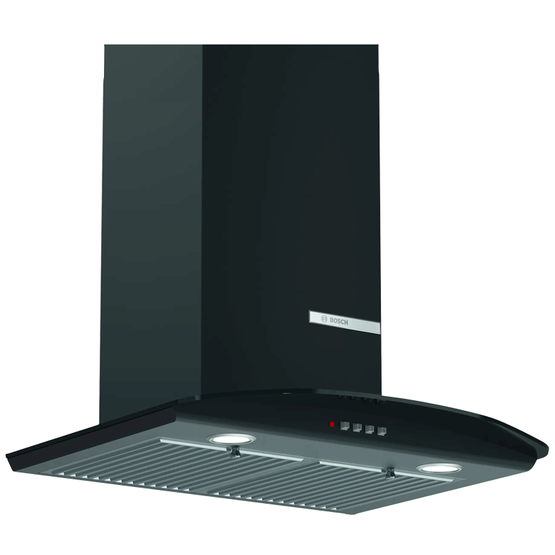 

Bosch Serie 2 745 m³/hr 60cm Wall Mounted Chimney (DWH068D60I, Black), No color