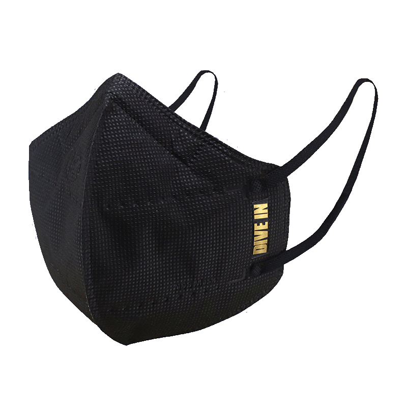 

Arctic Fox N95 Gold Series Face Respirator Mask (FACMSKWHIWZ11900A, Black), No color