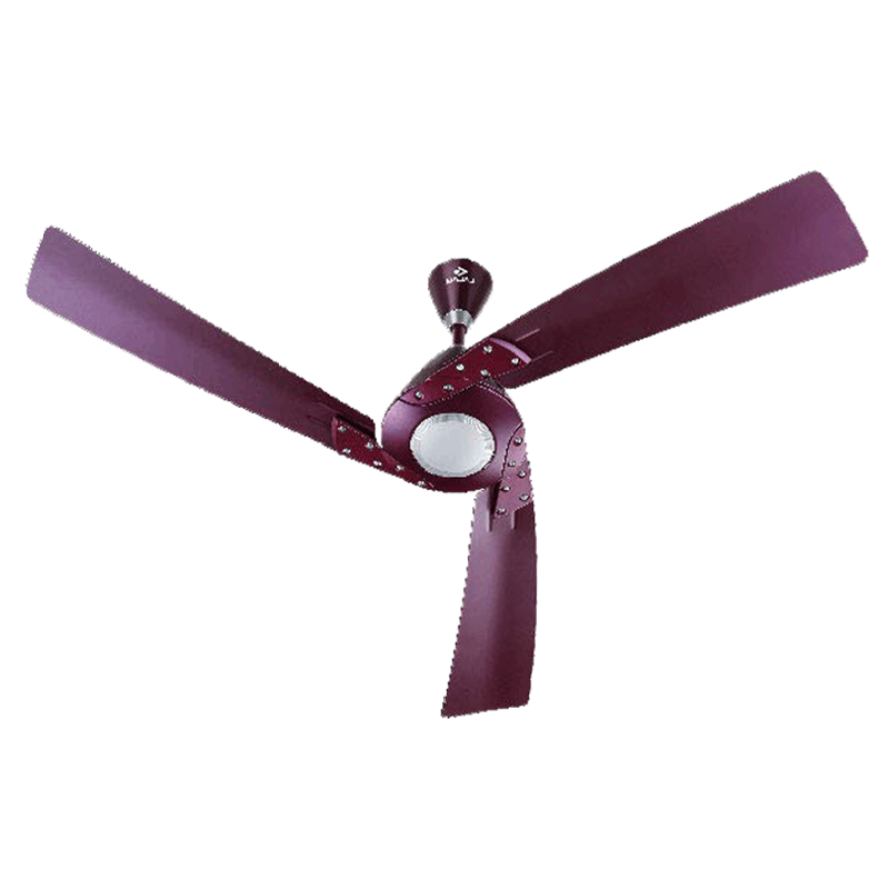 Bajaj Euro NXG Anti Germ Bye-Bye Dust 120cm Sweep 3 Blade Ceiling Fan (Aerodynamic Design, 250995, Royal Plum)_1