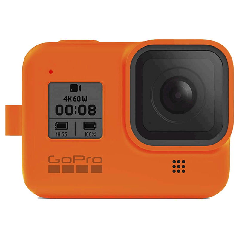 

GoPro Sleeve Plus Lanyard for Hero 8 (AJSST-004, Hyper Orange), No color