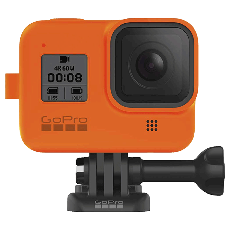 GoPro Sleeve Plus Lanyard for Hero 8 (AJSST-004, Hyper Orange)_4