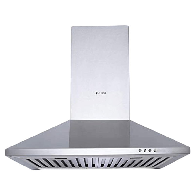 Elica Strip 880 m3/hr 60cm Wall Mount Chimney (Touch Button Controls, BF 60 SS, Silver)_1