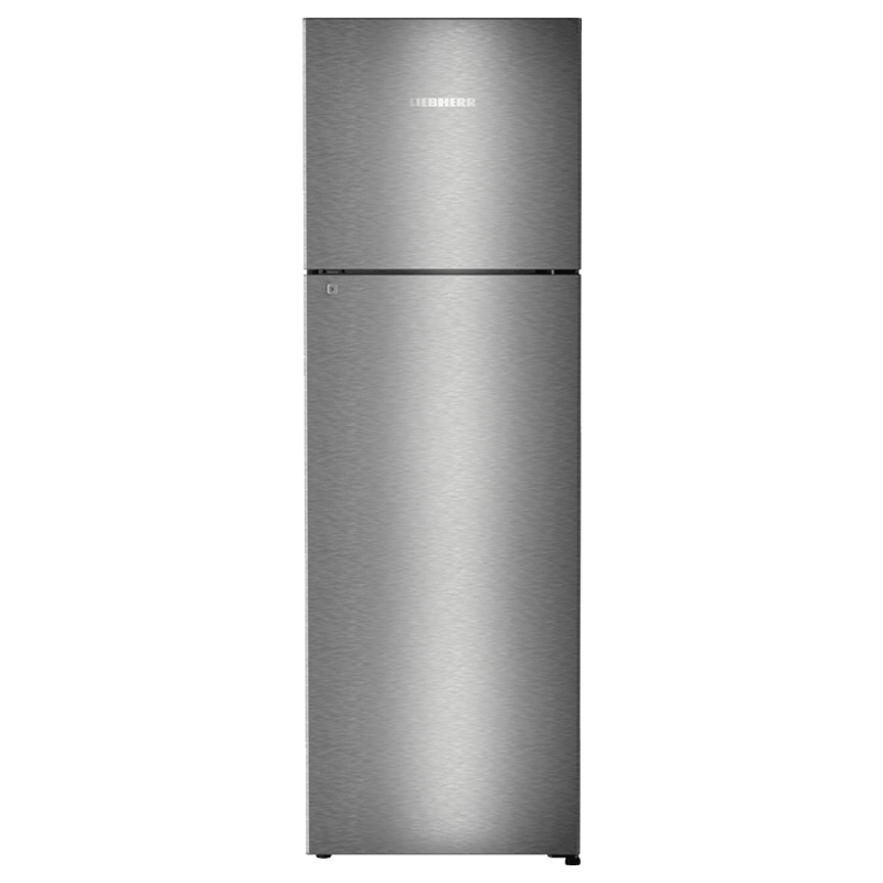 Liebherr 346 Litres 2 Star Frost Free NexGen Inverter Double Door Refrigerator (Central Power Cooling, TCgs 3510, Grey Steel)_1