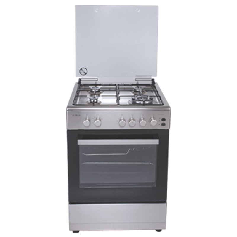 Elica FCR 54L 4 Burner HOB Cooking Range (Steel)_1