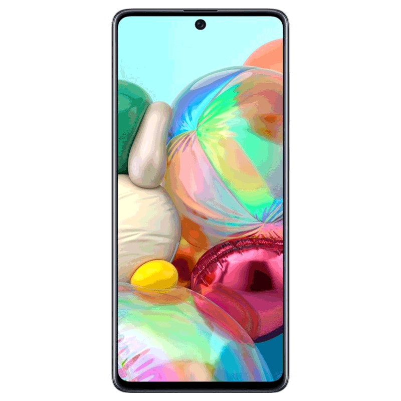 

Samsung Galaxy A71 (Silver, 128 GB, 8 GB RAM), No color