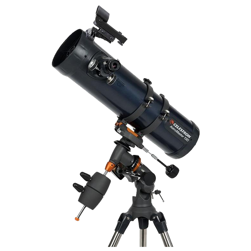 Celestron AstroMaster 130EQ-MD Newtonian Reflector Telescope (610 mm Optical Tube Length, 31051-DS, Black/Navy Blue)_1