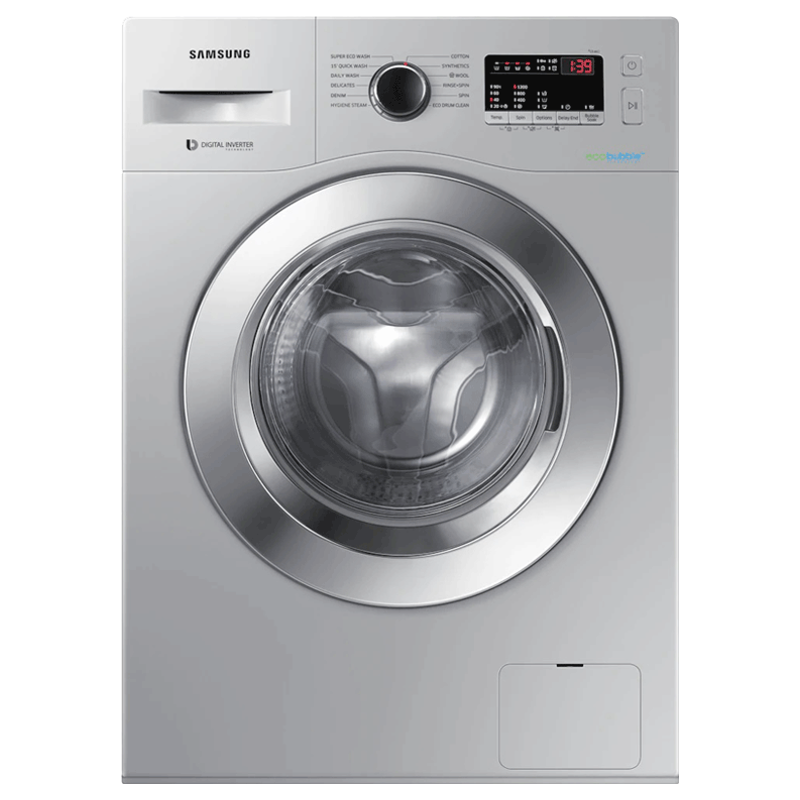 Samsung 6 Kg 5 Star Fully Automatic Front Loading Washing Machine (WW61R20EK0S/TL, Silver)_1