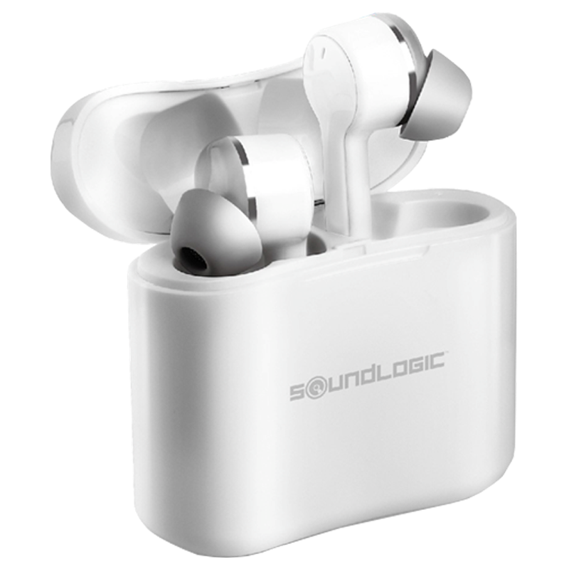 

SoundLogic True Beats Wireless Earbuds (TWE003, White), No color