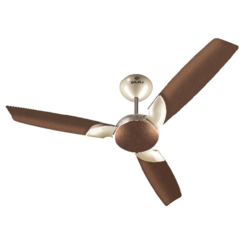 

Bajaj Harrier Anti-Germ Bye-Bye Dust 120cm Sweep 3 Blade Ceiling Fan (Aerodynamic Design, 251003, Honey Brown), No color