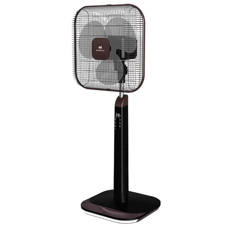 

Havells Aindrila Premium 40 cm 3 Blade Pedestal Fan (Brown Black), No color