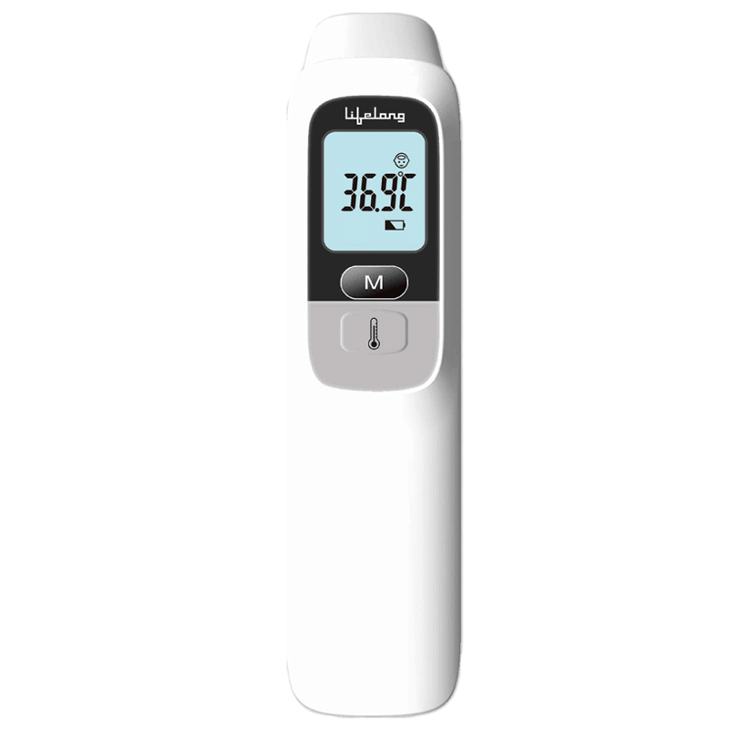 Lifelong Infrared Non Contact IR Thermometer (JA-11A, White)