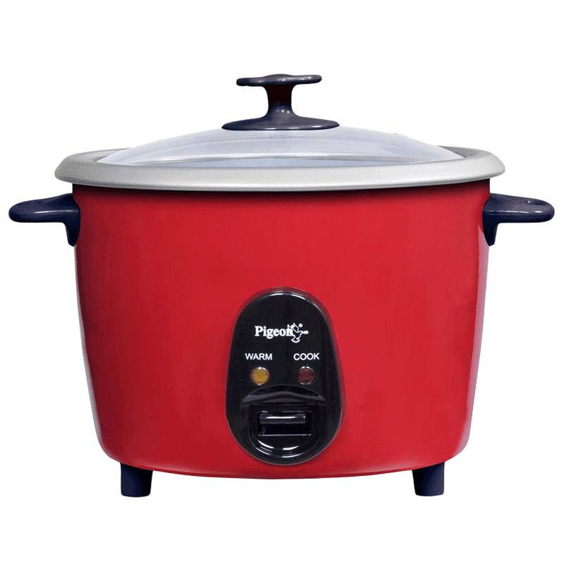 Pigeon 1 Litre Electric Rice Cooker (Joy SDX, Red)_1