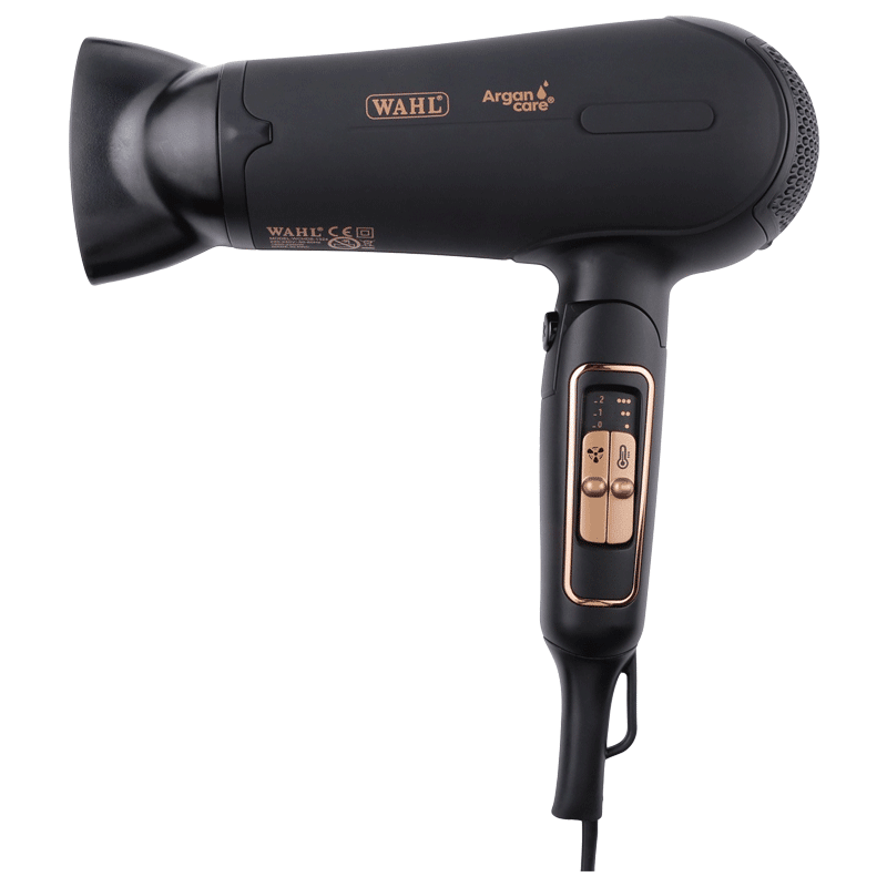 

Wahl Argan Care 2 Setting Hair Dryer (Anti-Static Blow, WCHD8-1324, Black), No color